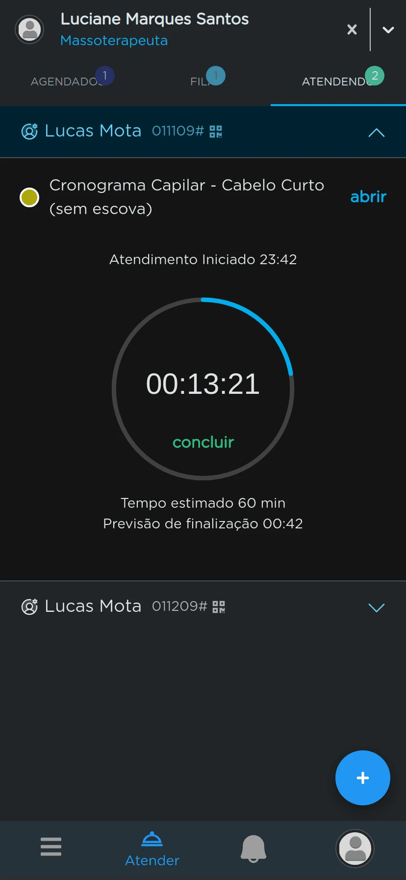 Sistema Salão Smart - Painel de Atendimento